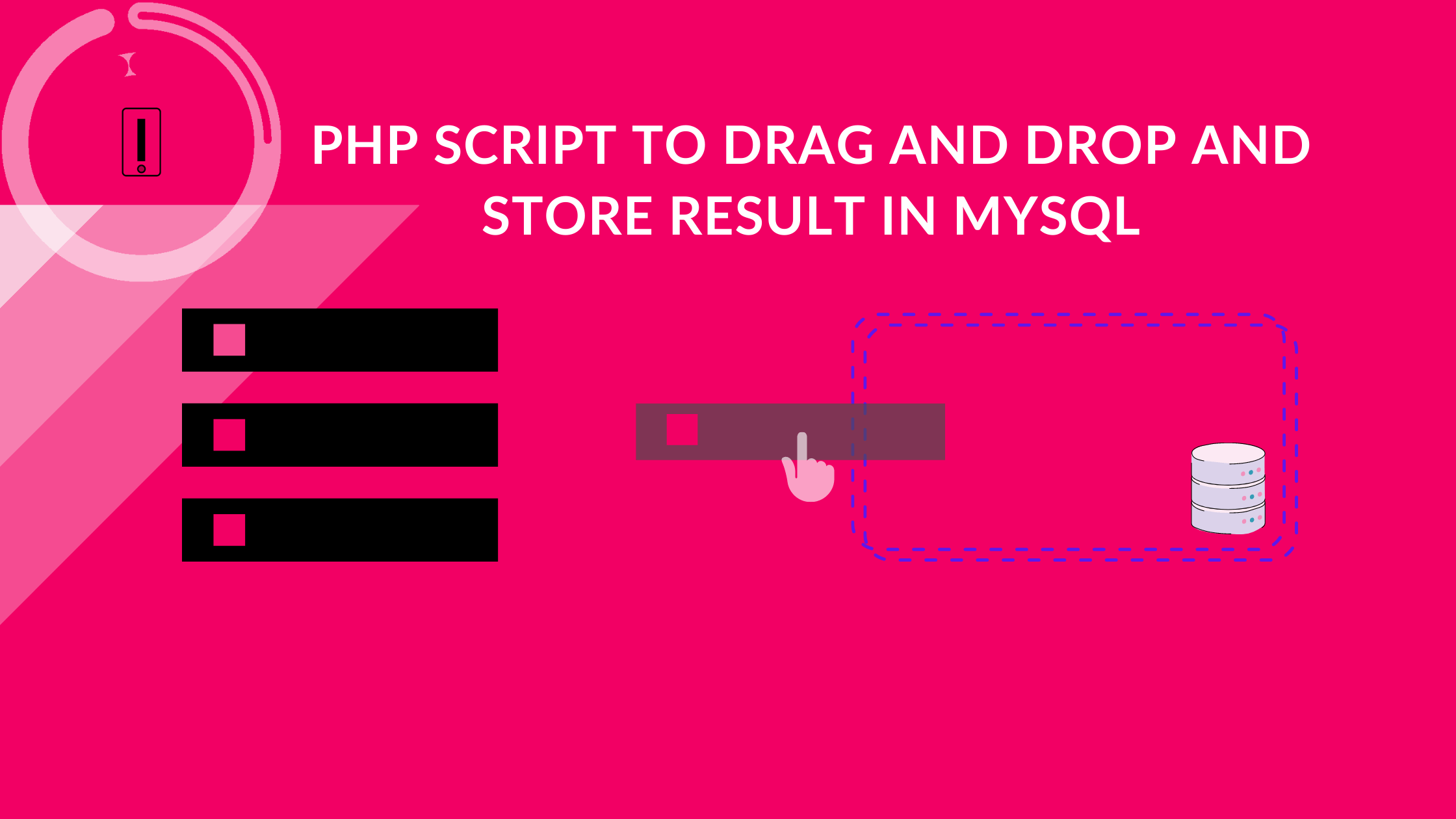 Simple Script in PHP to Drag and Drop jQuery UI and Store Result in MySQL