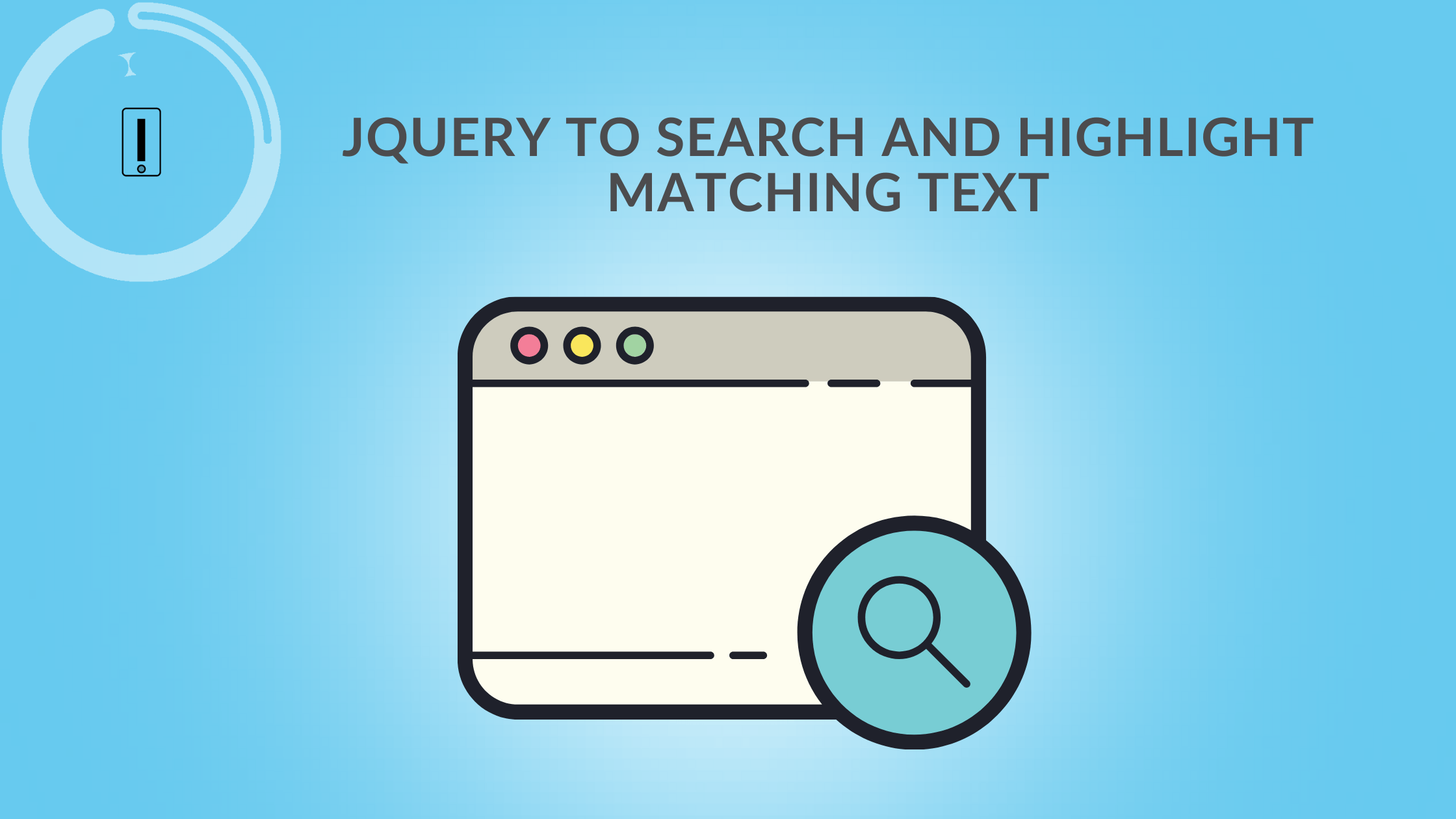jQuery Highlight Text by Search and Match   infoandapps.com