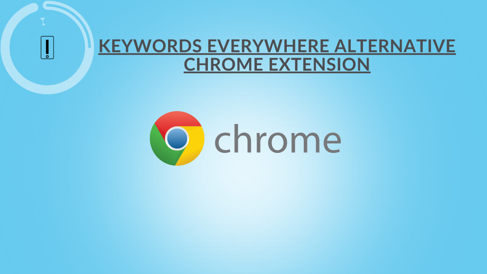 Keywords Everywhere Alternative Chrome Extension