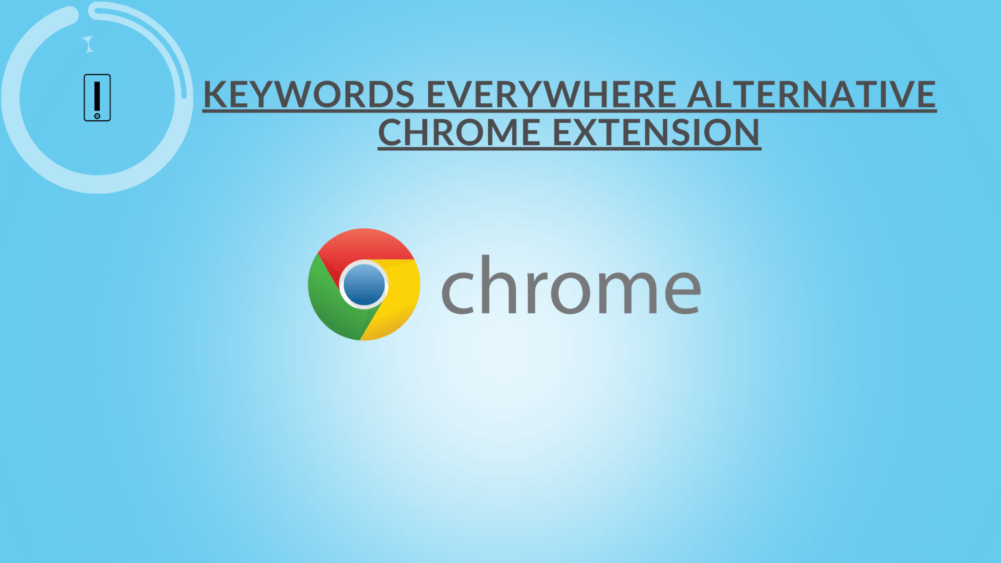 Keywords Everywhere Alternative Chrome Extension
